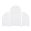 Practical Ceremony Arch Frame Wall Cover for Wedding and-White 1