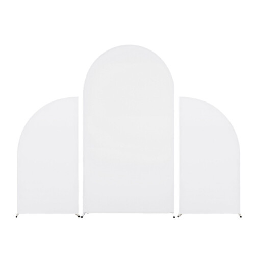 Practical Ceremony Arch Frame Wall Cover for Wedding and-White