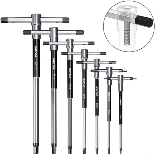 THandle Hex Key Set for Bicycles, Efficient Design with 9 Essential Sizes (2.5 mm) 1