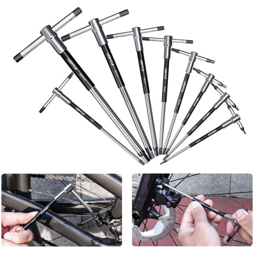 THandle Hex Key Set for Bicycles, Efficient Design with 9 Essential Sizes (2.5 mm) 2