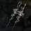 Snake Shape Piercing Ear Jewelry Alloy Texture Suitable for-Red 7