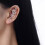 Snake Shape Piercing Ear Jewelry Alloy Texture Suitable for-Red 5