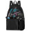 Beach Backpack, Drawstring Backpack, Mesh Beach Bags with Wet Pocket (Black) 1