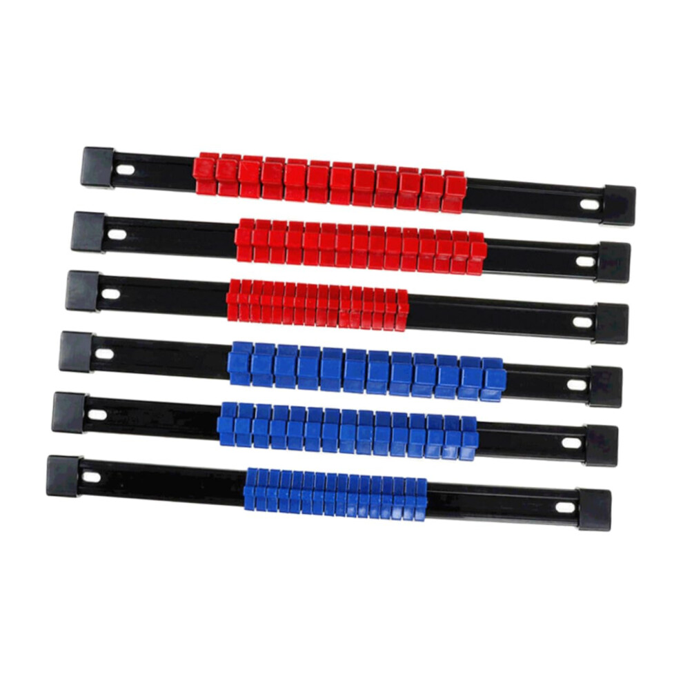 6Pcs Socket Organizer Rack Tool Holder For Wall Mounting Workbench Durable Construction Efficient Socket Storage For Mechanics 9365049180931