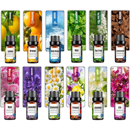 Diffuser Essential Oil 100% Pure Plant Aromatherapy 10 ml for Candle, Soap, Diffuser (Deep Ocean) 2
