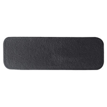 Flat Serving Dish Restaurant Rectangular Flat Plate-Black