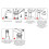 Set van 10 wijnstoppers, afdichtingsbeschermers, drinkfles, 6