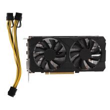 Grafikkort för speldator, högupplöst GDDR6-minne PCI Express3.0-grafikkort med kylfläkt och flera portar, professionell installation