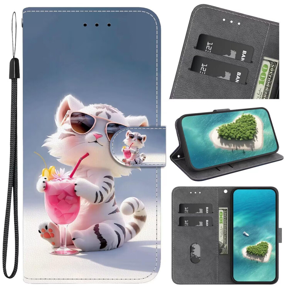 Wallet Case For Oneplus Nord Ce4 5G, Leather Magnetic Closure With Wrist Strap 9365049181327