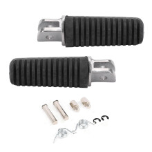 Pedane anteriori per moto compatibili con Suzuki GSXR600. Materiale in lega di alluminio, costruzione resistente, facile installazione. Set di staffe