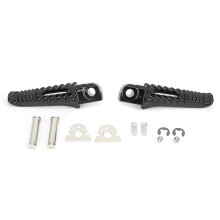 Pedane anteriori per moto compatibili con Suzuki GSXR600. Materiale in lega di alluminio, costruzione resistente, facile installazione. Set di staffe