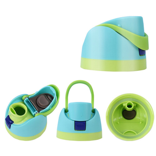 Travel Water Bottle Lid Replacement Secure Snapping-lake blue