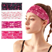 4 Pcs Headbands for Women, Wide Head Bands for Yoga Gym Sports Running