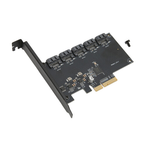 Κάρτα επέκτασης NVME, ελεγκτής PCIe σε SATA3.0 με καθολική συμβατότητα, RAID Ready 6Gbps εύρος 2