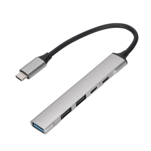 Διανομέας USB C με πολλαπλές θύρες USB Hub5In1 Υψηλή ταχύτητα διανομέα τύπου C 5Gbps Ρυθμός 2