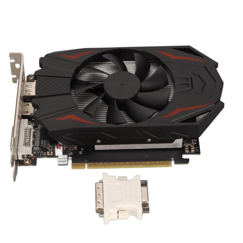 Κάρτα γραφικών GDDR5Memory Gaming, κάρτα γραφικών υψηλής απόδοσης DDR5 4GB με ανεμιστήρα