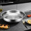 Saute Pan  Egg Pan with Lid  Titanium Hammered Skillet, Multi Functional Nonstick Cookware Pot for Kitchen Camping 26cm 2