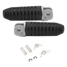 Pedane anteriori per moto compatibili con Suzuki GSXR600. Materiale in lega di alluminio, costruzione resistente, facile installazione. Set di staffe