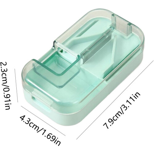 Pil Precision Splitter, Cutter Tablet Dispenser, Medication Cutting Tool, Portable Design 1