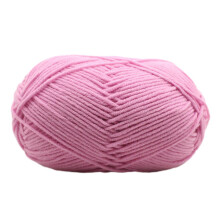Fil doux en écheveau pour pulls et chapeaux de- gris rosé pâle