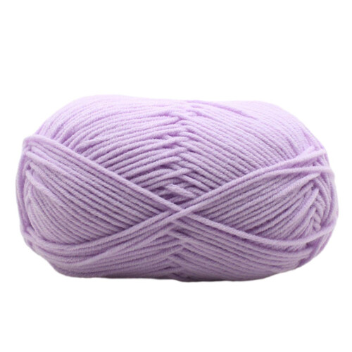 Écheveau de fil coloré polyvalent et élégant pour- violet clair