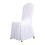 Housse de protection longue extensible pour chaise de-Blanc 1