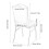 Housse de protection longue extensible pour chaise de-Blanc 5