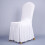 Housse de chaise à jupe plissée, en Polyester, pour-Violet 6