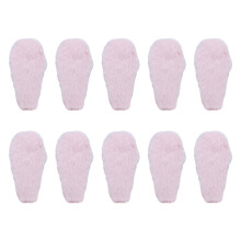 Barrettes oreilles de lapin en peluche, 10 pièces,-Rose