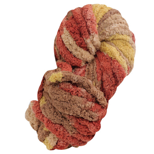 Fils à tricoter d'écharpe de tissage de coton de-pamplemousse