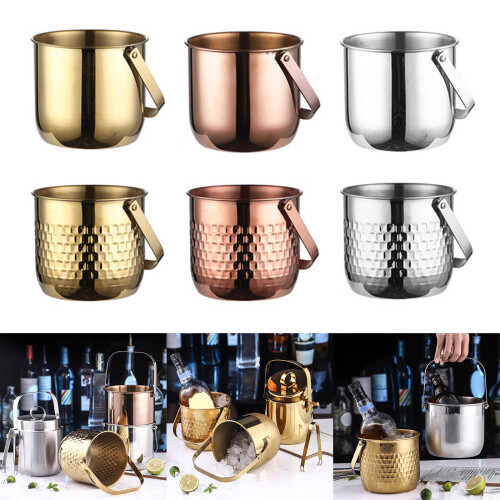 Seau à glace refroidisseur de vin refroidisseur de-or rose A 2