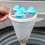 3 Stück Push Bubble Washer Bälle Wäschewaschbälle 8