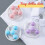 3 Stück Push Bubble Washer Bälle Wäschewaschbälle 9