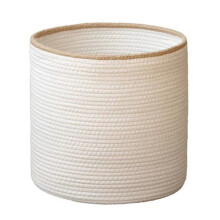 Panier à linge artisanal tissé à la main pour vêtements sales,-L