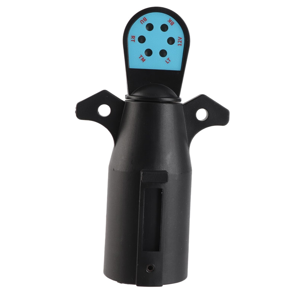 7 Pin Rv Blade Trailer Wiring Circuit Tester 6 Led Indicators Tools For Commercial Vehicles Cars With Simple Design And Ergonomic Hooks For Easy Use 9365049182553