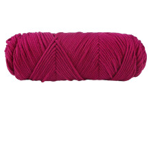 Milchgarn Baumwolle Häkel-Strickwolle Garn-55 tiefes Rosenrot