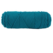 Gestricktes Schalgarn, handgestrickte Wolle,-54 Seeblau