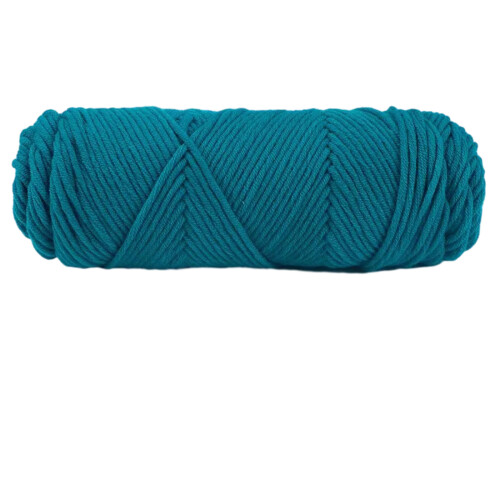 Gestricktes Schalgarn, handgestrickte Wolle,-54 Seeblau