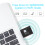 Προσαρμογέας WiFi για επιτραπέζιο υπολογιστή Bluetooth WiFi2 σε 1 Ασύρματο δίκτυο διπλής 8