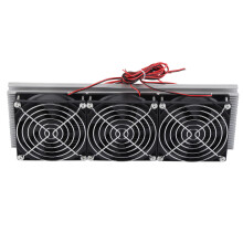 Thermoelectric Cooler Module, Semiconductor Refrigeration System High Cooling Efficiency Mini Air Conditioner DIY Kit Low Noise Compact Design For Pet