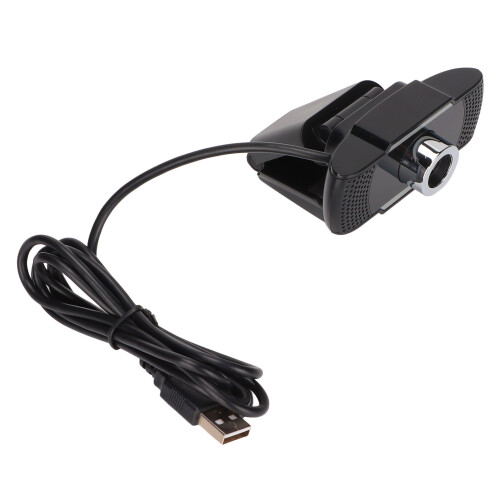 Κάμερα web HD με ακύρωση θορύβου, κάμερα USB plug and play για βιντεοκλήσεις Full HD1080P με 1