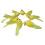 Small Feathered Bird Statue Artificial Birds Model-Yellow 1