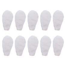 10 Pcs DIY Rabbit Ears Barrettes Plush Furry Ears DIY-White