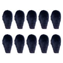 DIY Bangs Hair Clip Plush Rabbit Ears Hair Barrettes-Black