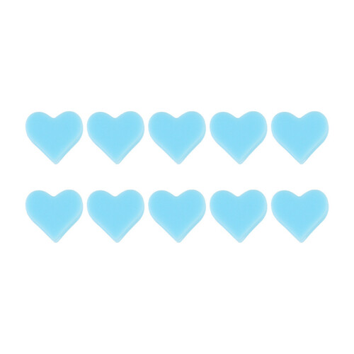 10PCS Knitting Needle Stopper Needle Point Protector-lake blue