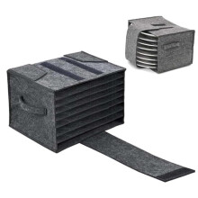 Caravan Plate Holder For 8 Plates Or 6 Cups With Felt Bag Cup Holder Glass Carrier For Motorhome Cupboard Storage 2 Pack