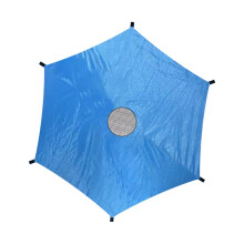 Trampoline Shade Cover Trampoline Sun Protection Cover Summer Backyard Tearproof Trampoline Rain Cover for 6 Poles 6ft