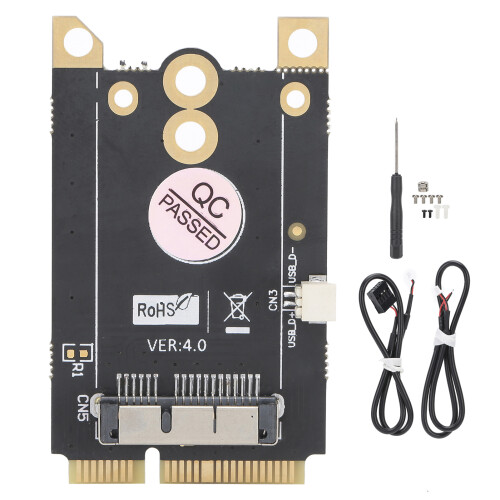 Μετατροπέας προσαρμογέα NGFF Mini PCI-E υποδοχή ασύρματης κάρτας για M.2Key A ταχύτητες