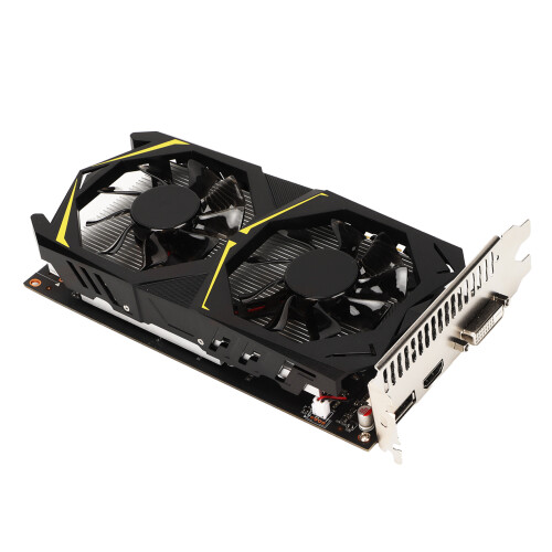 Κάρτα γραφικών GPU για παιχνίδια, κάρτα γραφικών μνήμης GDDR5 με ανεμιστήρα ψύξης, 1