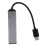Κόμβος USB πολλαπλών θυρών Plug and Play, σχεδιασμός Unibody από αλουμίνιο, μεταφορά αρχείων 1